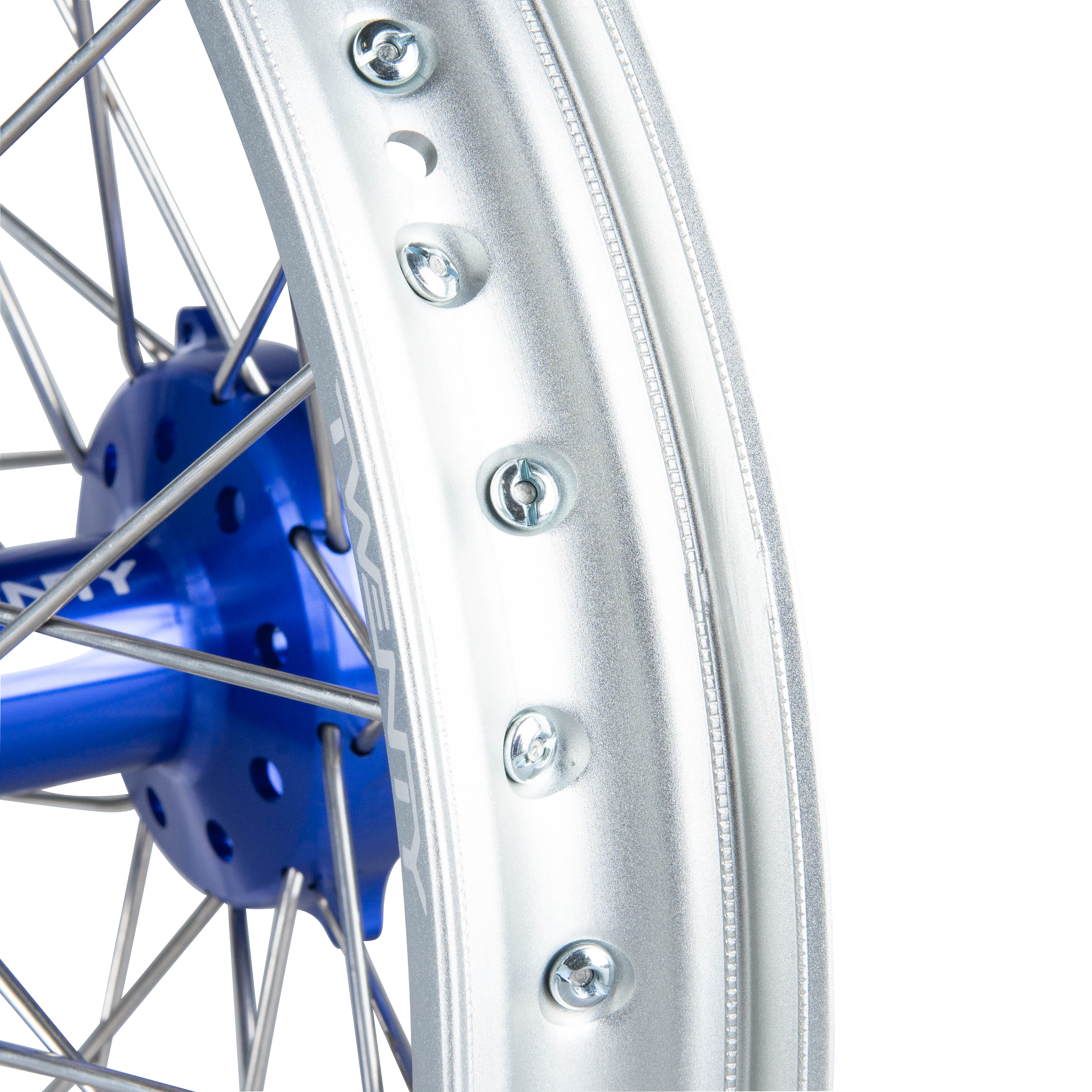Twenty MX Rear Wheel Silver-Blue 18"
