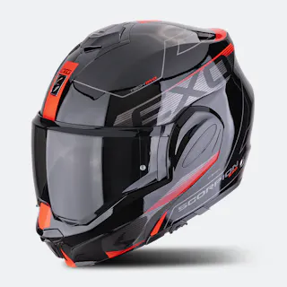 high-tech helmet called scorpion EXO Covert FX Carbon Full Face | Matte Black Tech does not want to be just another flip Scorpion EXO-TECH EVO PRO Modular