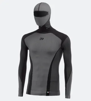 SIXS TS2 DB 4-season long-sleeve hooded shirt