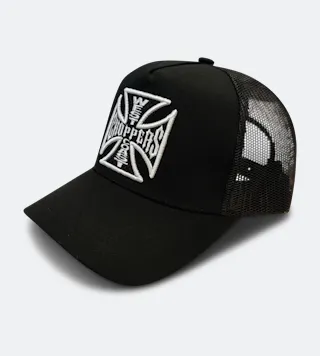 West Coast Choppers OG Cross 5 Panel Trucker Cap