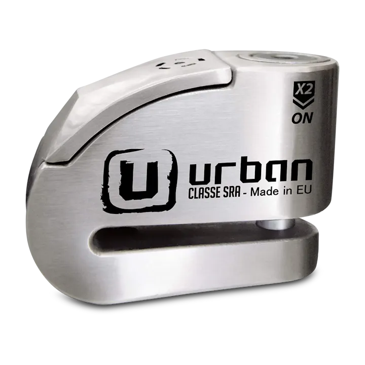 Remschijfslot URBAN Alarm UR14S INOX Klasse SRA