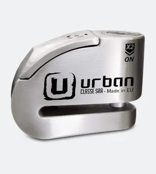 Cadeado de Disco de Travão com Alarme URBAN UR14S INOX Classe SRA