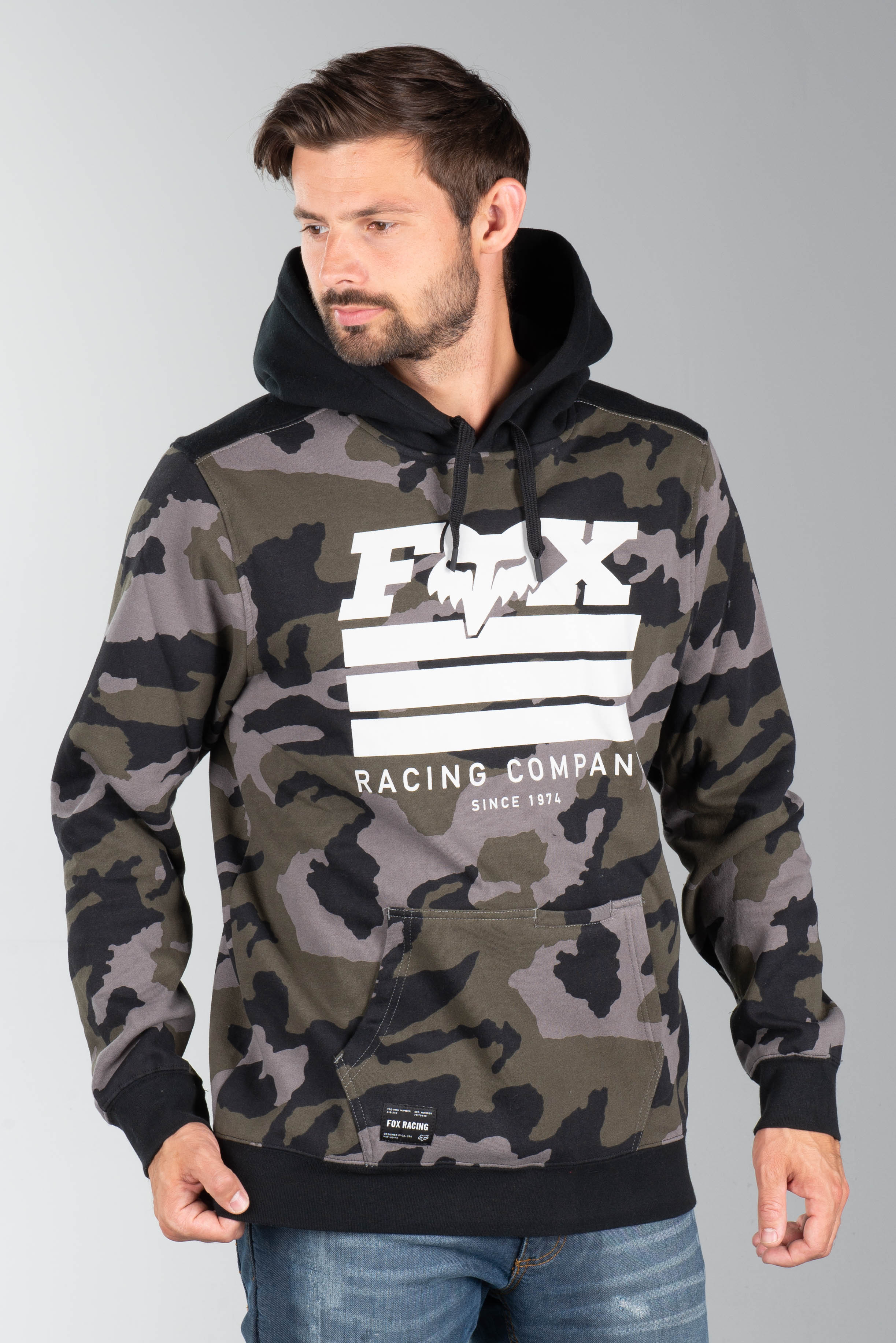 fox hoodie camo