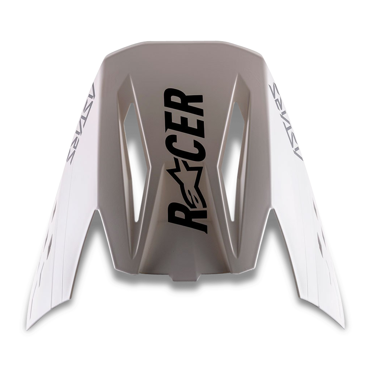 Casco cross S-M5 Rayon Nero Bianco Arancio fluo opaco Alpinestars