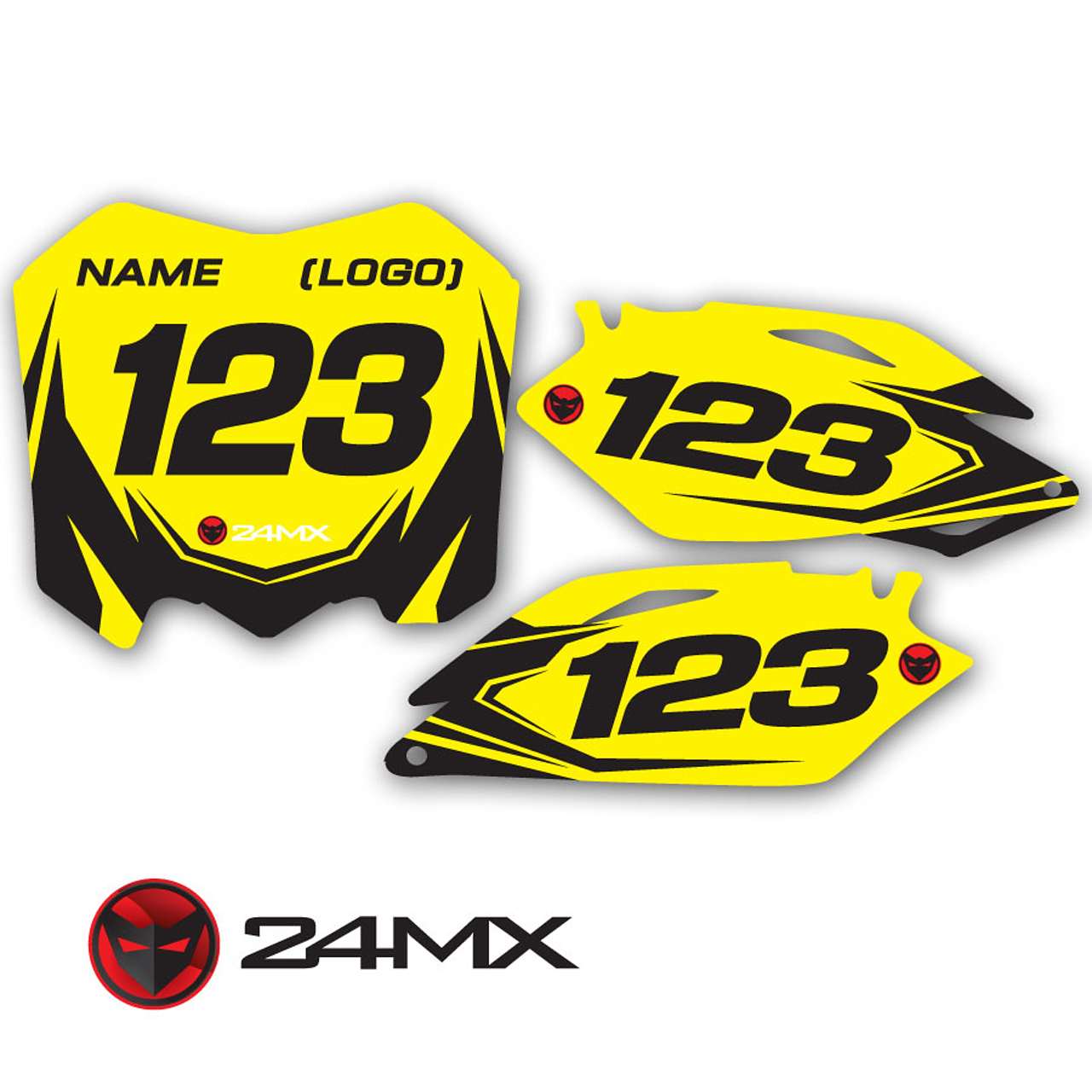 Tech Nummerplaatstickers