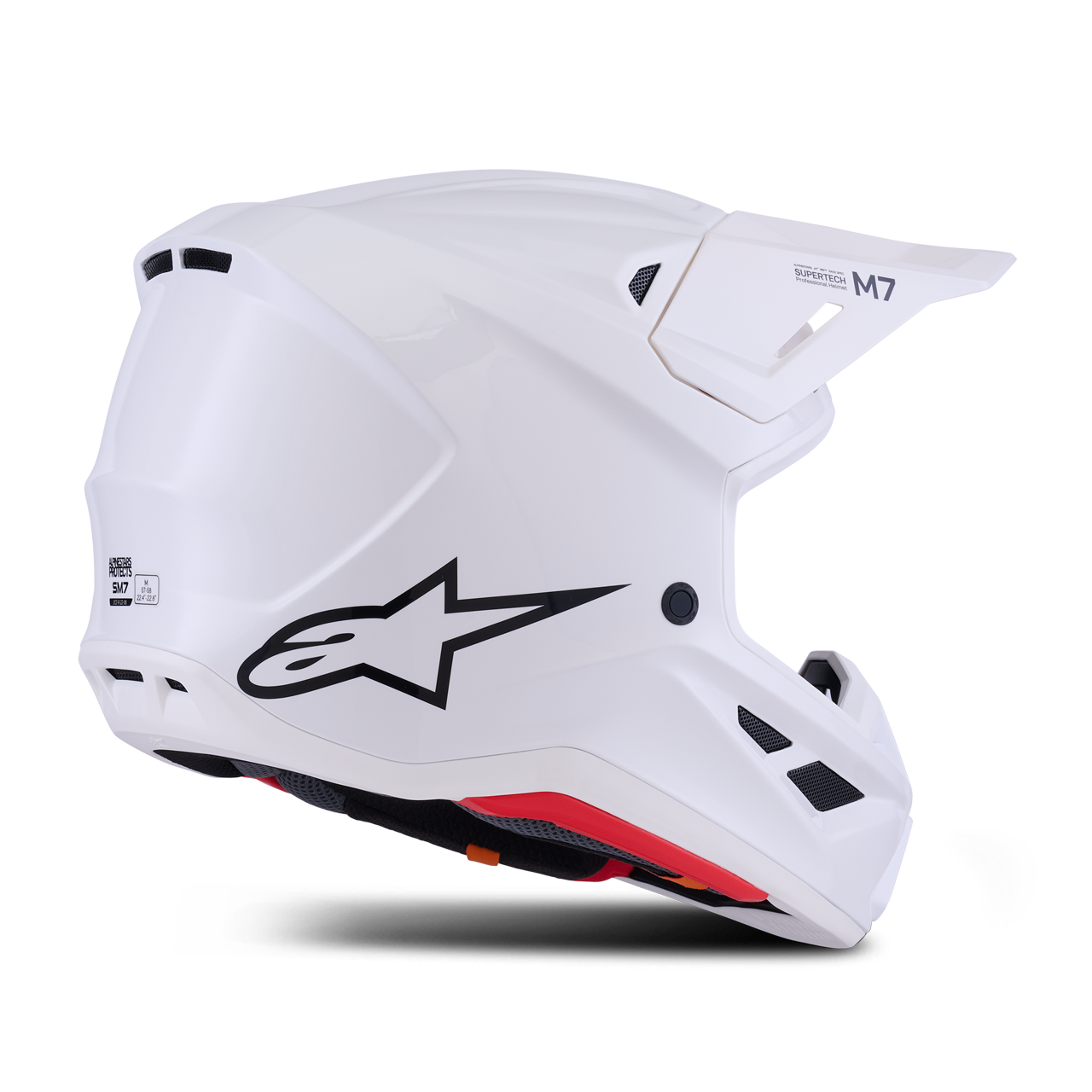 Casco MX Alpinestars SM7 Solid