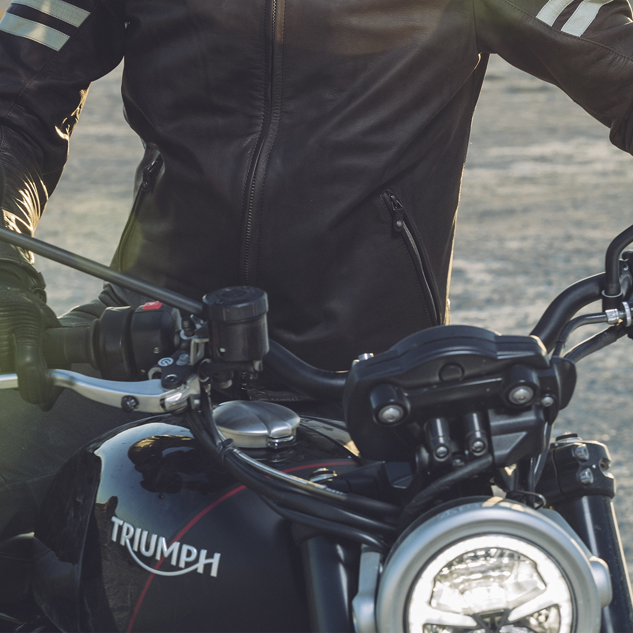 SPIDI Vintage Motorcycle Jacket Ice