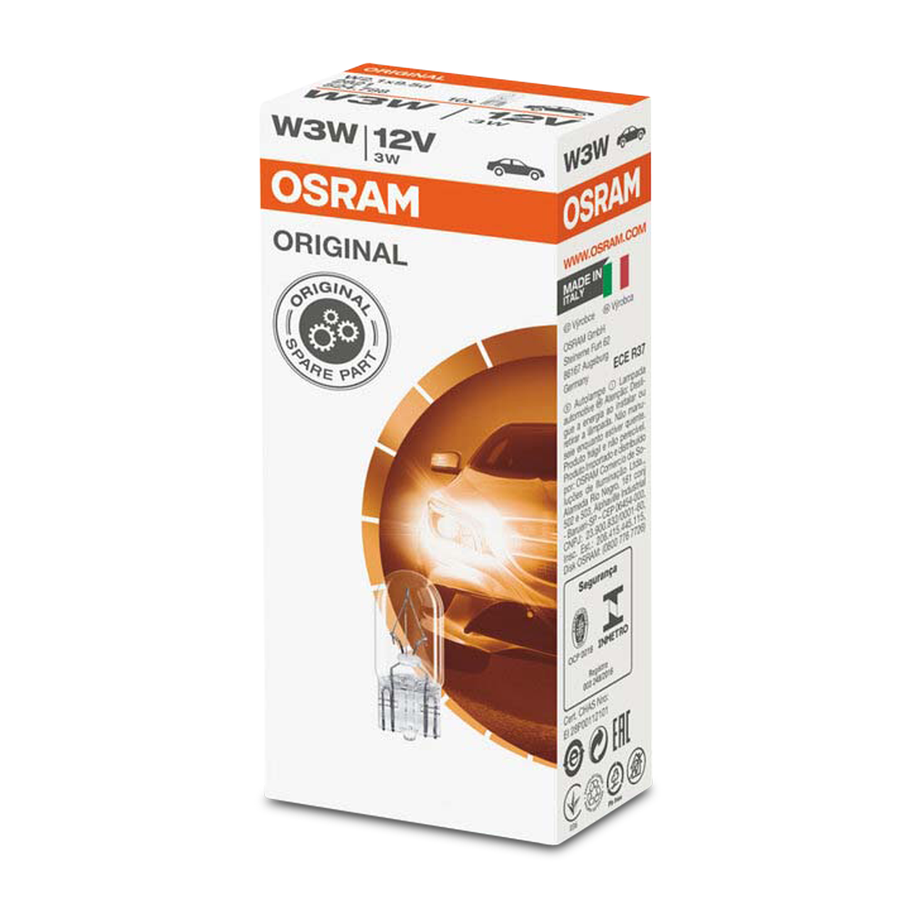 Bombillas Osram Original Line W3W 12 V 3 W