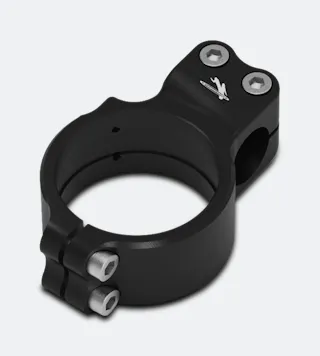 Clip-Ons Ring Højre Valter Moto Ø47, Sort