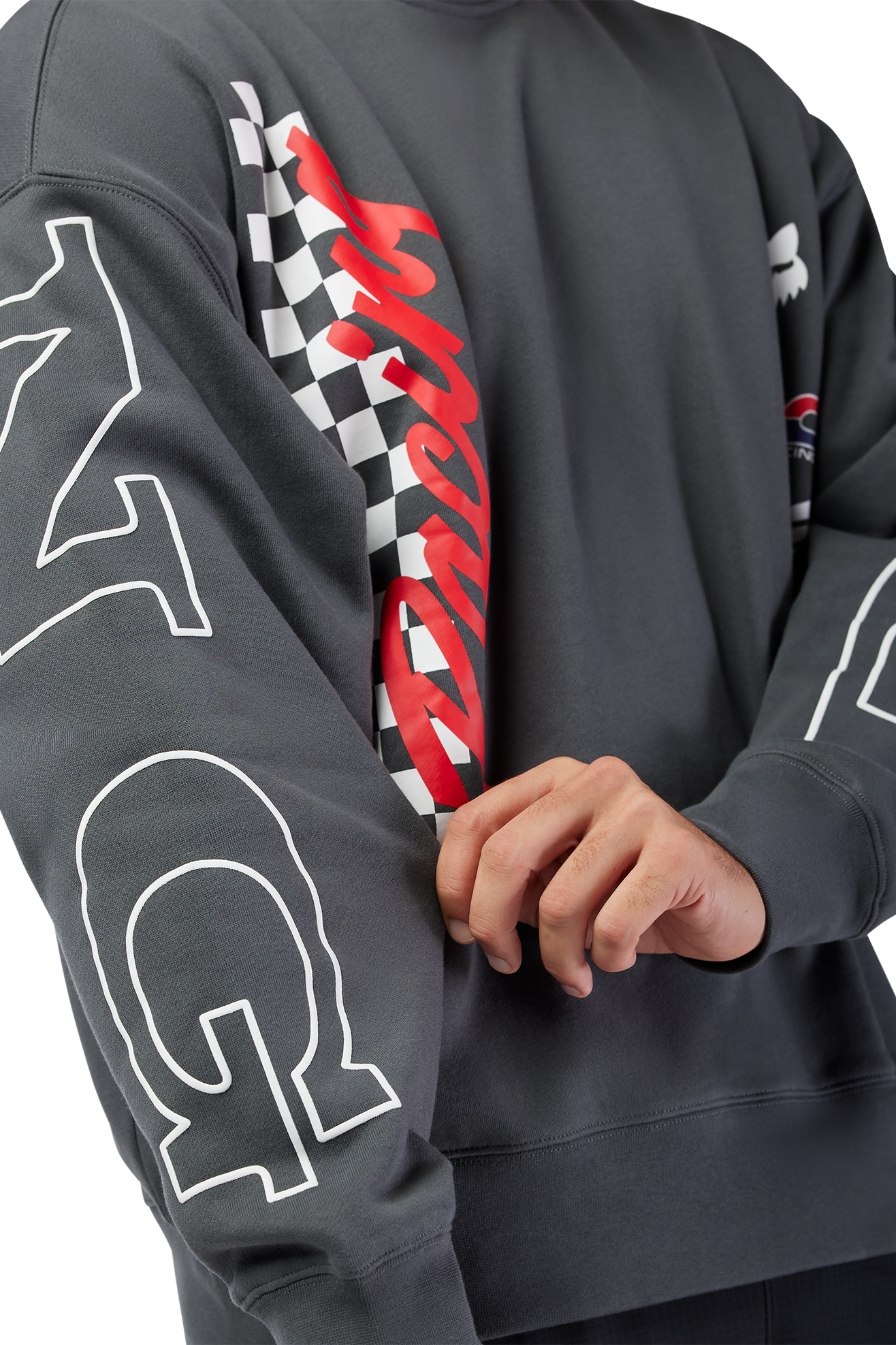 Oversized Sweatshirt FOX Honda Pullover Crew