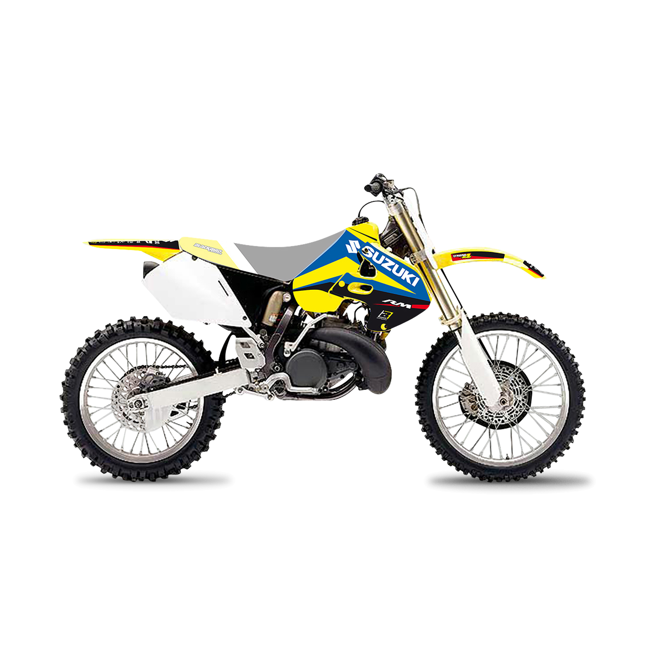 Blackbird Dream 4 Decal Kit Yellow-Blue-Black