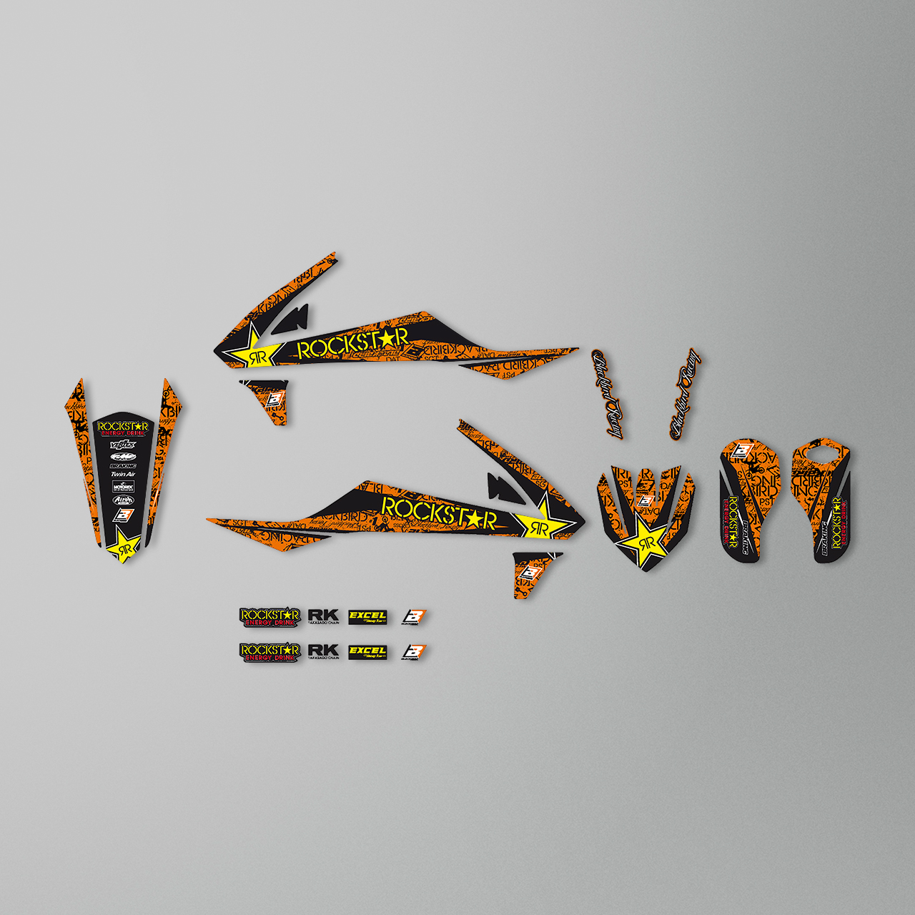 Blackbird Rockstar Energy Decal Kit & Seat Cover