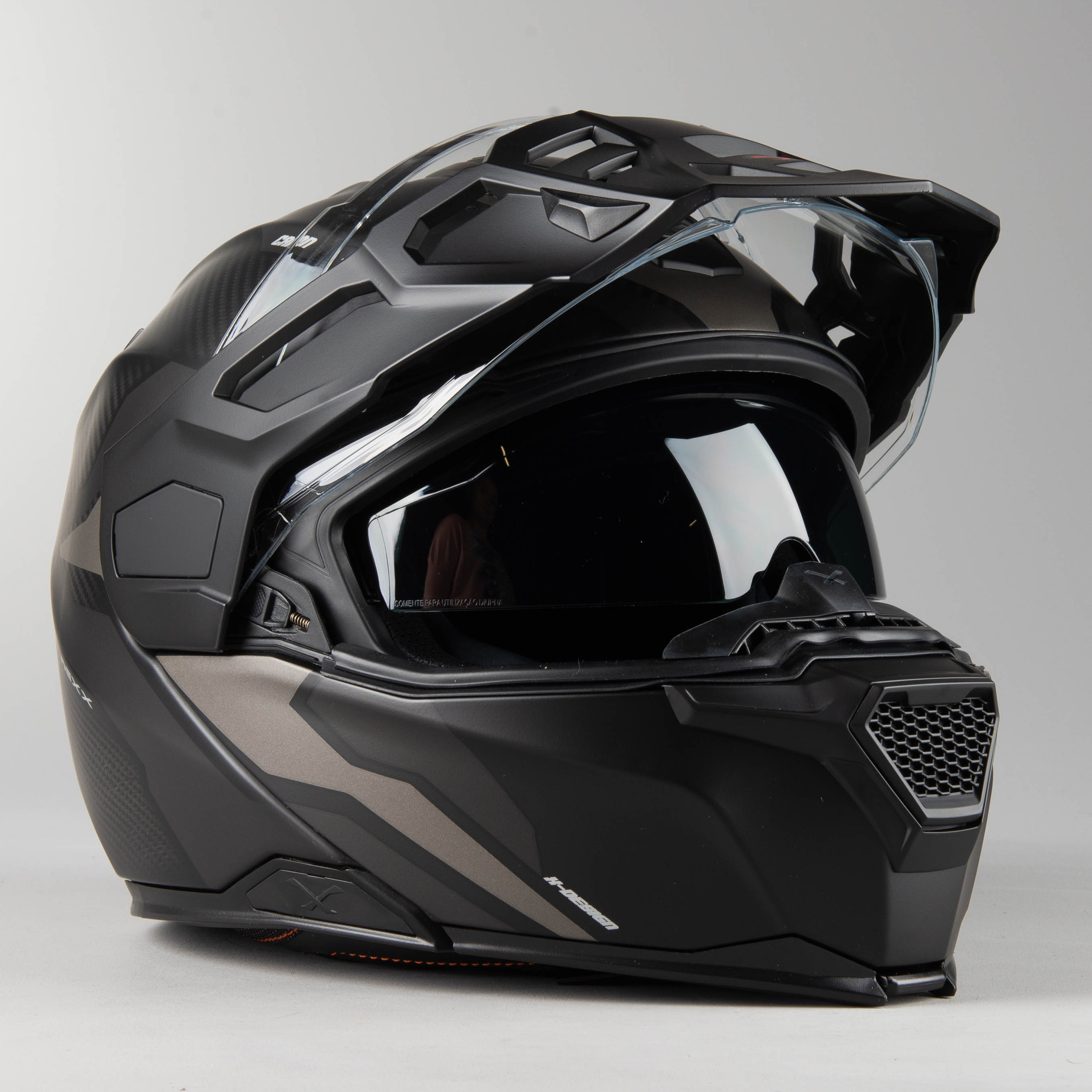Nexx X.Vilijord Light Nomad Adventure Helmet Matte Carbon Fibre Now