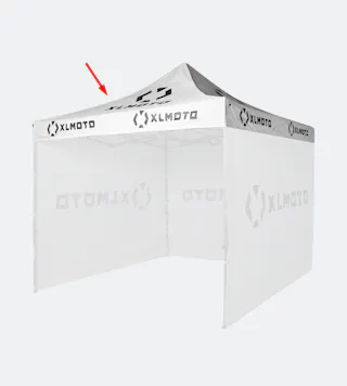 Krovno Platno za Šator XLMOTO Easy-Up Race Šator Siva (Samo Krov)