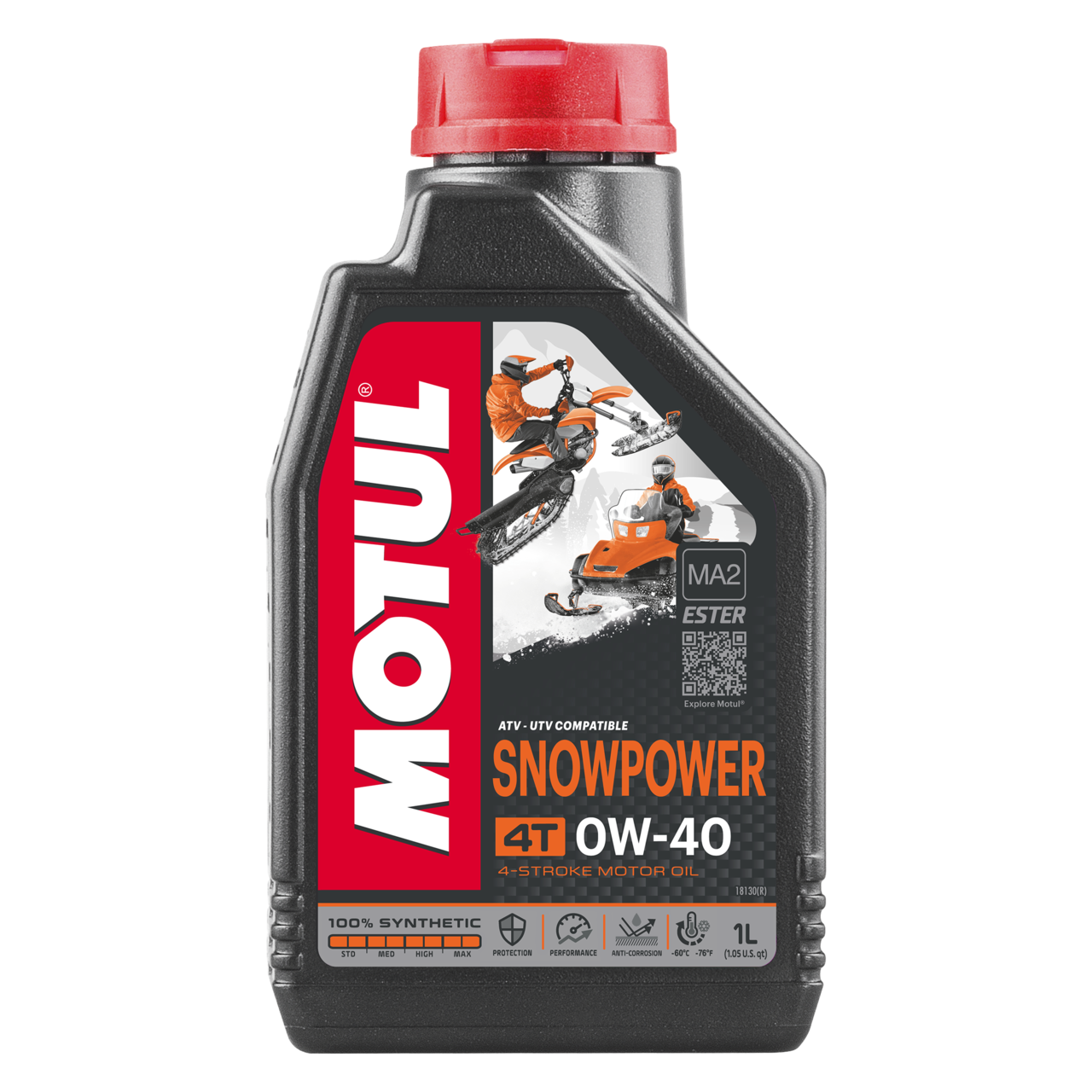 Olie Motul Snowpower 4T Synthetic 0W40 1L