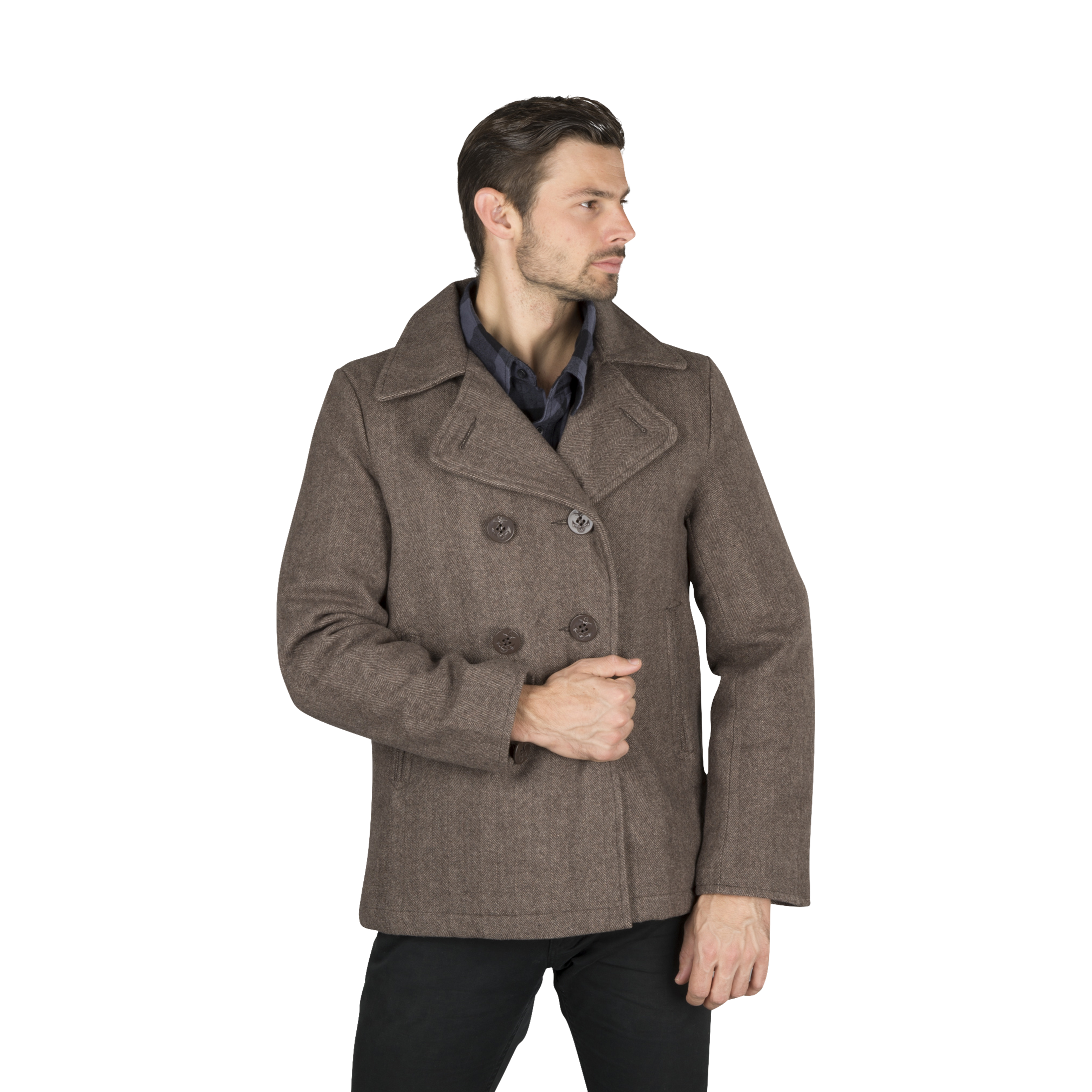 brandit pea coat jacket