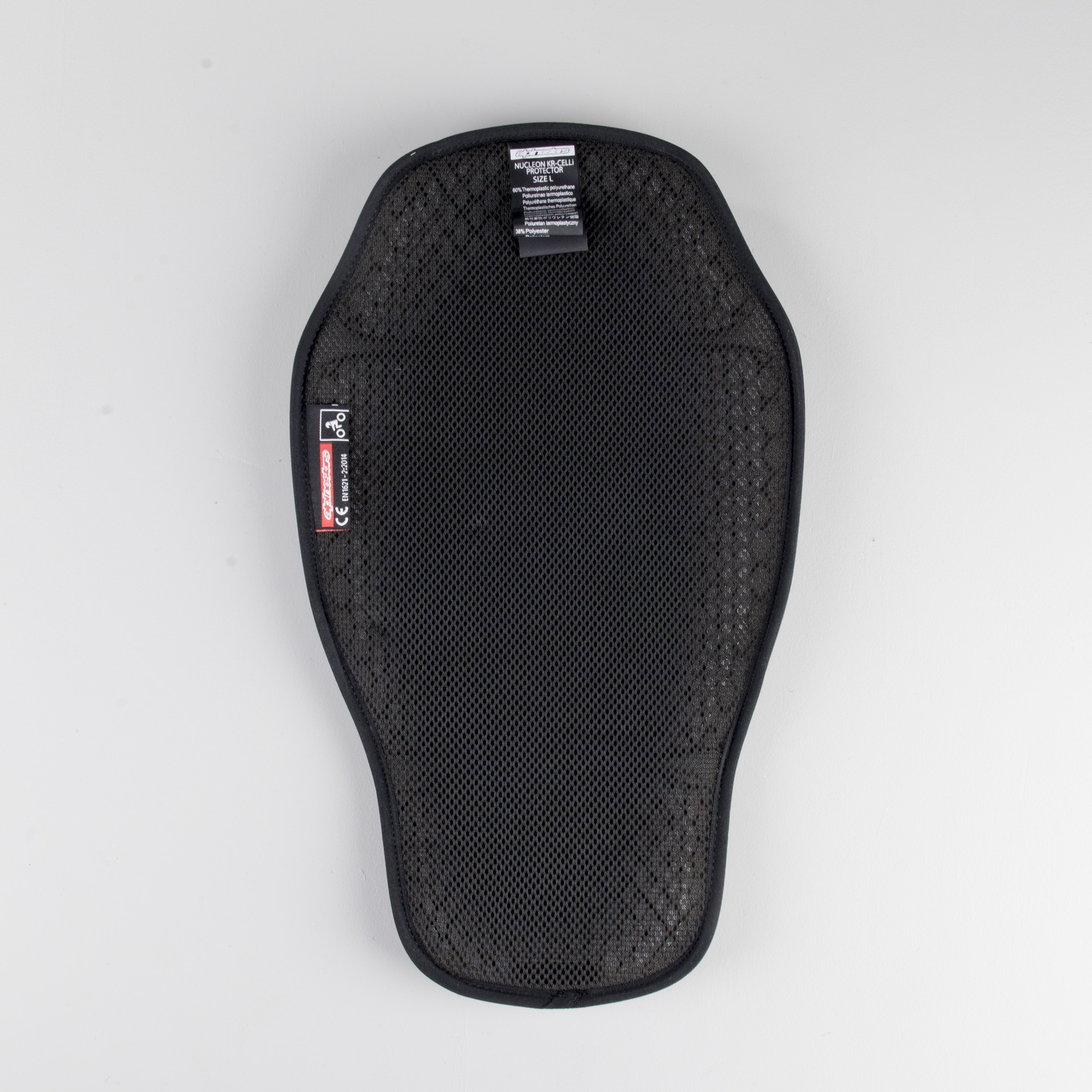 Alpinestars Nucleon KR-Celli Insertable Back Protection Transparent-Smoke