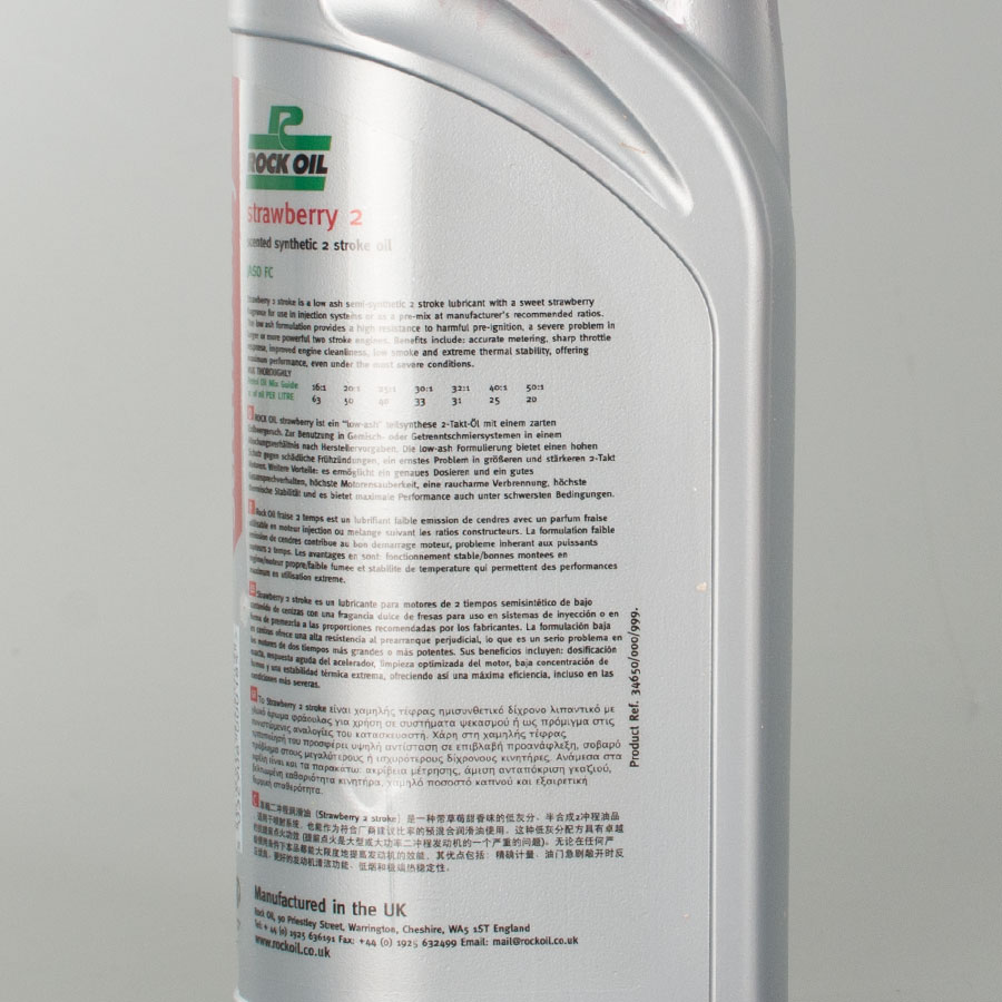 Aceite Rock Oil Semisintético 2T Fresa