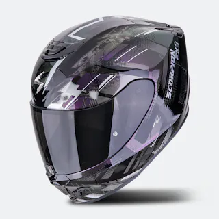 purple iris scorpion helmet Exo-391 Clutter Elevate every ride with a lightweight Scorpion EXO-R330 Full Face Saga
