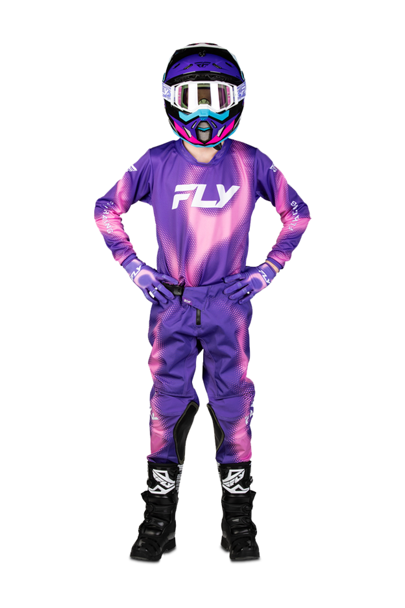 Crosstrøje FLY Racing Kinetic Torch Junior