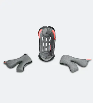 MX Ķiveres Oderējums Raven Aspire/IPSUM EVO Melns-Sarkans