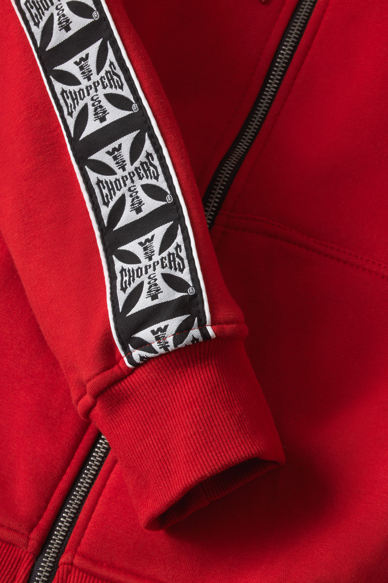 West Coast Choppers Taped Zip Hoodie