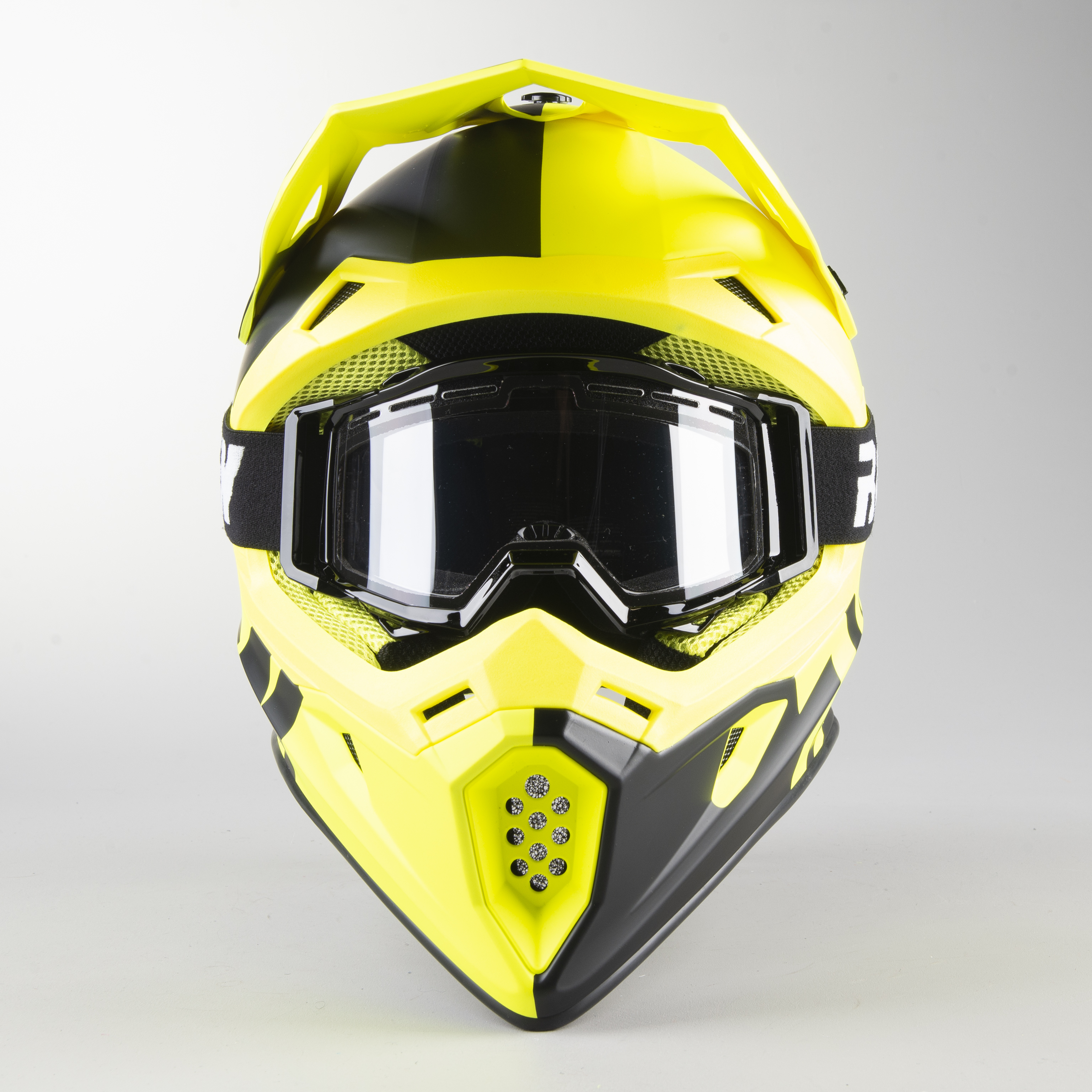 Raven Airborne Split MX Helmet BlackYellow Now 18 Savings 24mx.co.uk