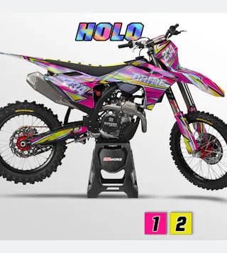 Kit de Autocolantes 24MX Khaos Holo Personalizado