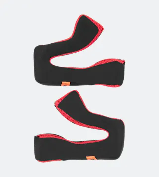 Conjunto de Almofadas de Bochechas para Capacete MX Alpinestars S-M5 Cinza