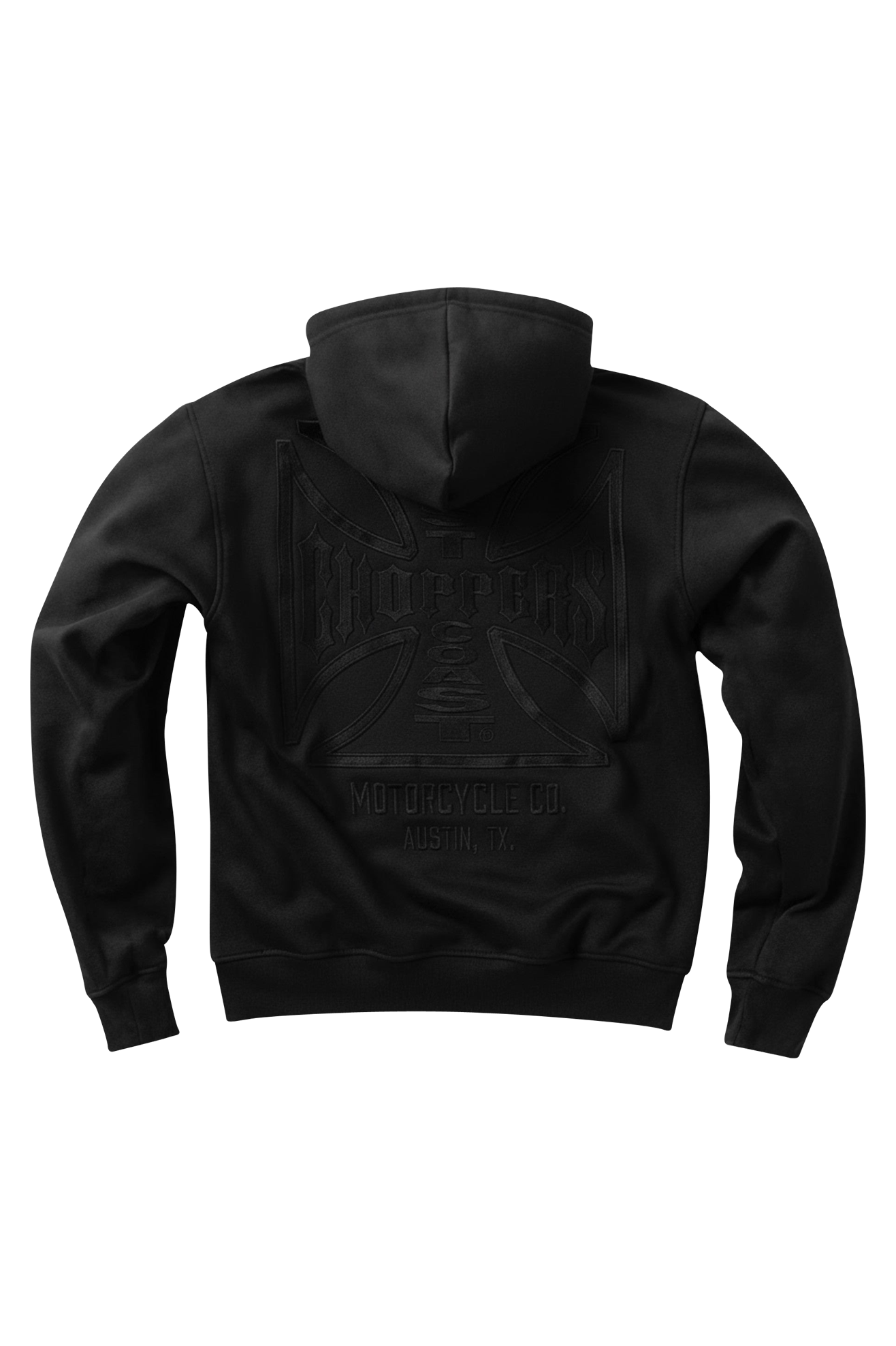 West Coast Choppers Tone To Tone Dominator Hoodie Met Rits