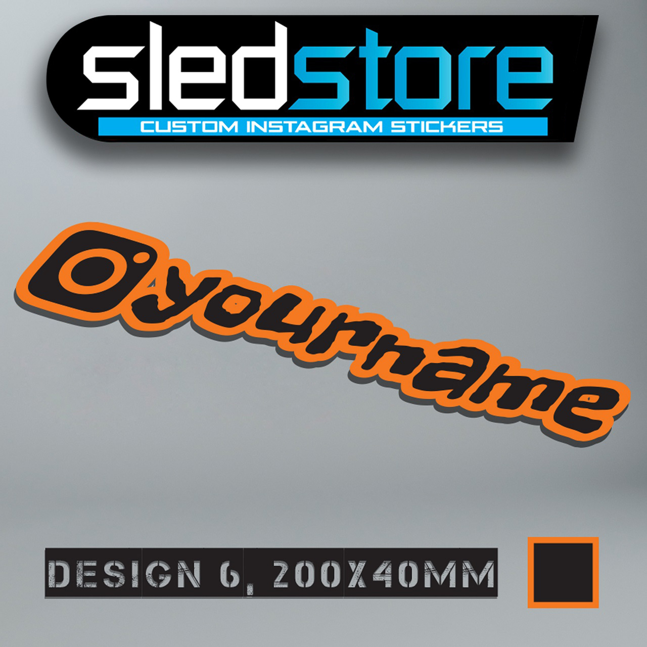 Personoidut Instagram -Tarrat Sledstore