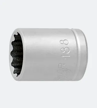 Unior 1/4" 12-Point Socket