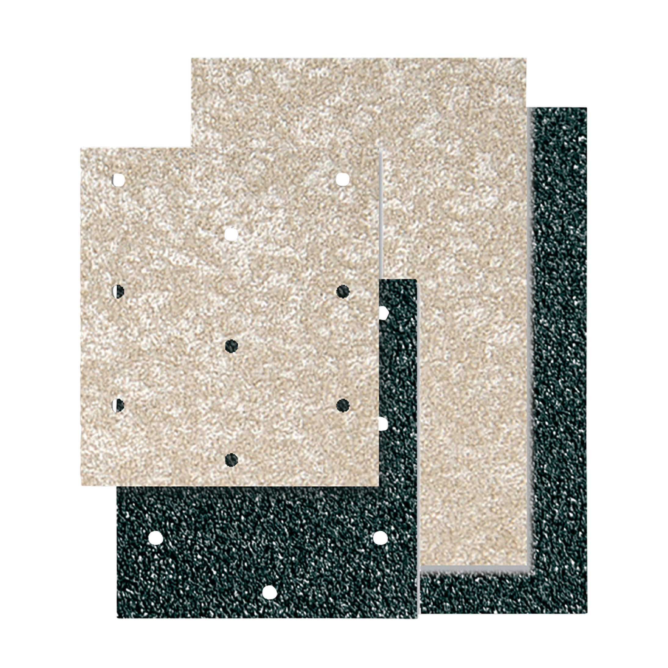 Antislip-stickers met opening Blackbird 47 x 33 cm (2x)