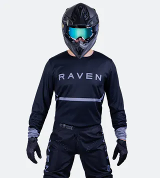 Camiseta de Cross Raven RV-Two Graphite