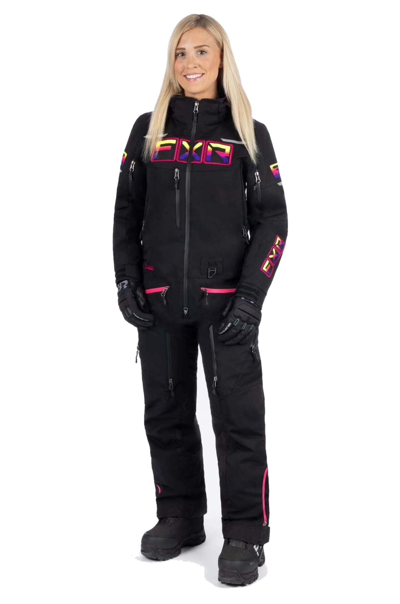 Overall FXR Maverick Lite Dame Kamuflasje-Mutert Grape Fade