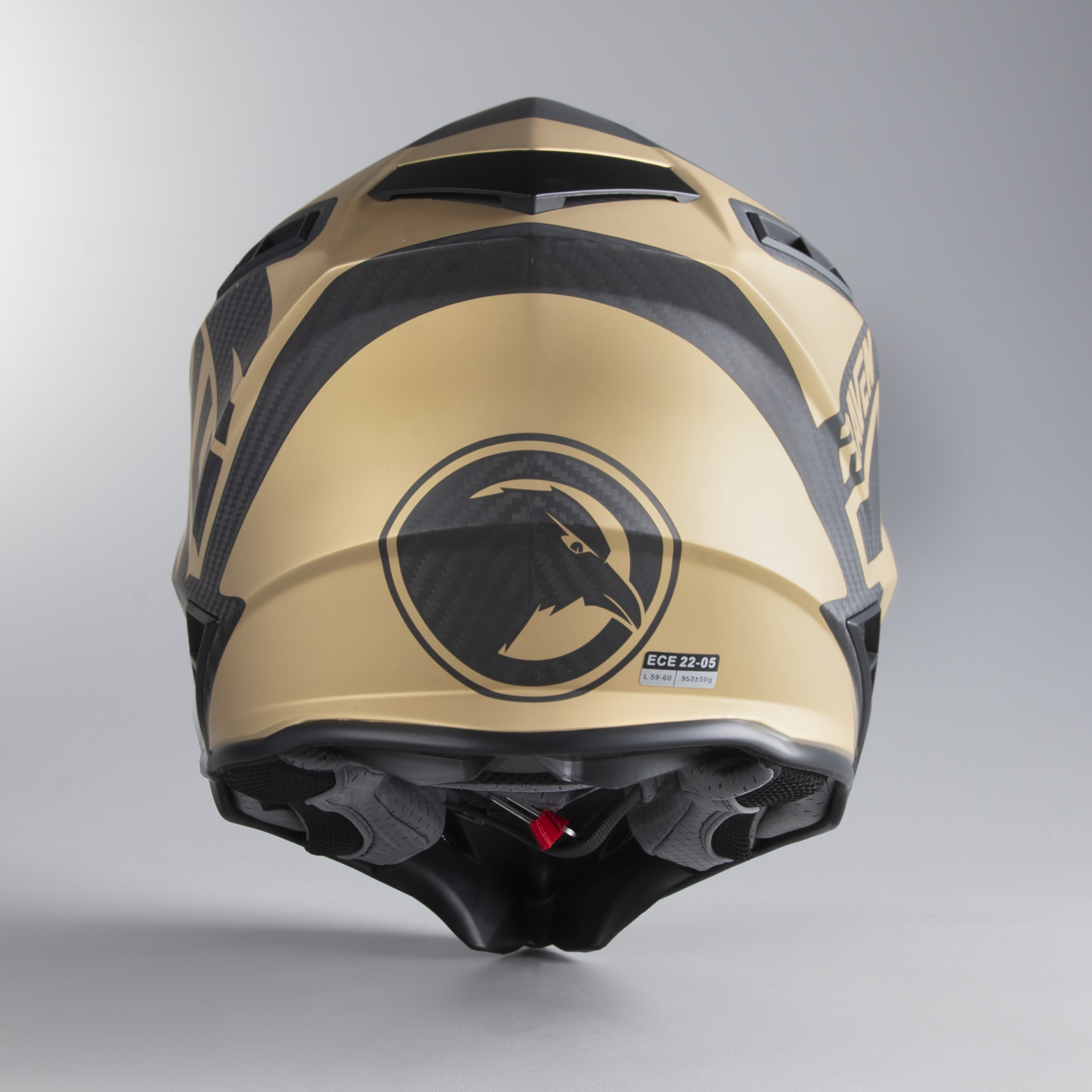 Casco de Cross Raven Ipsum