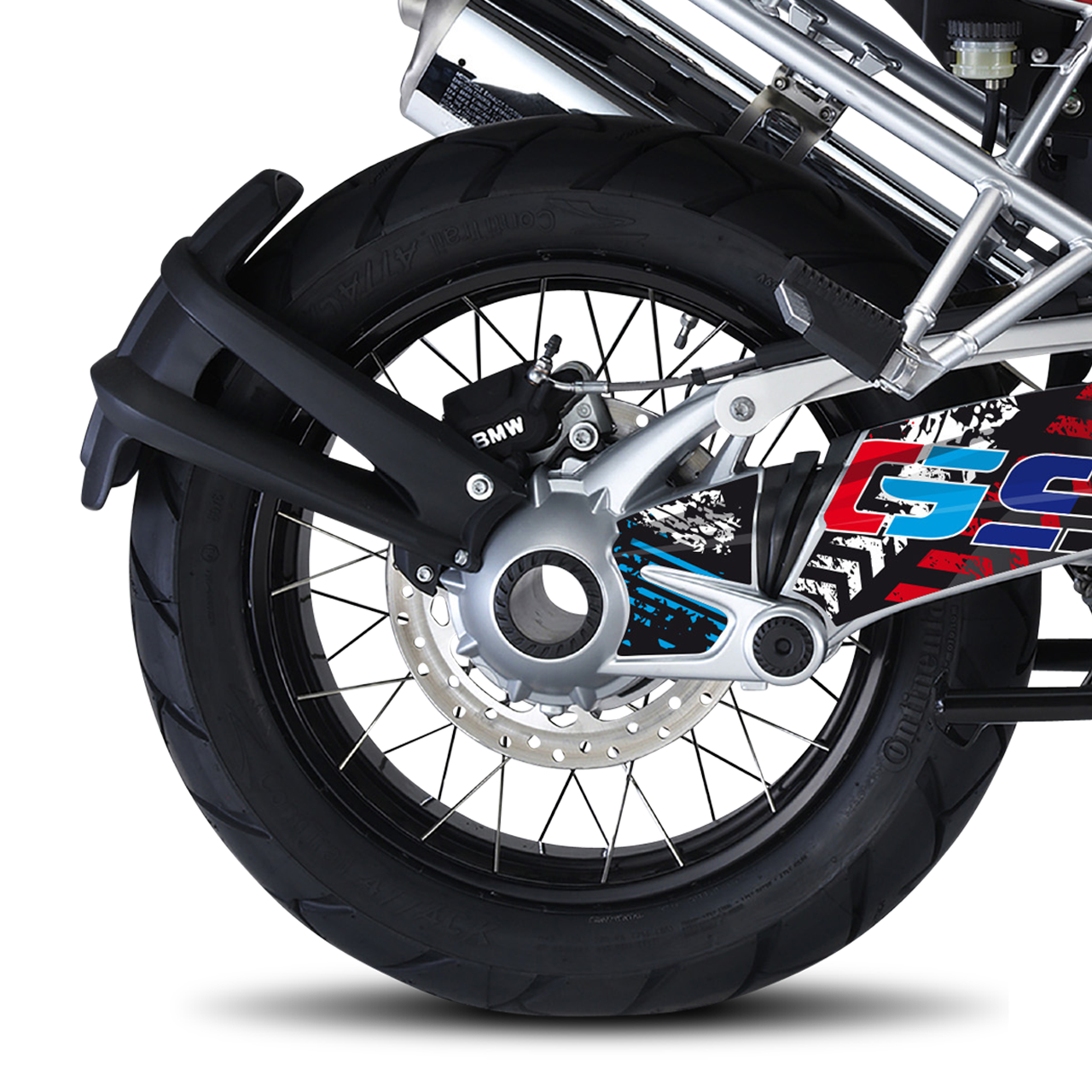 Sticker en Beschermingsset voor Swingarm Uniracing Grunge