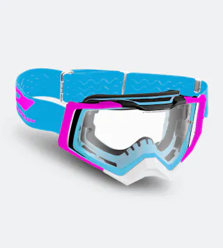 Motokrossi Prillid Progrip 3309 Läbipaistva Klaasiga