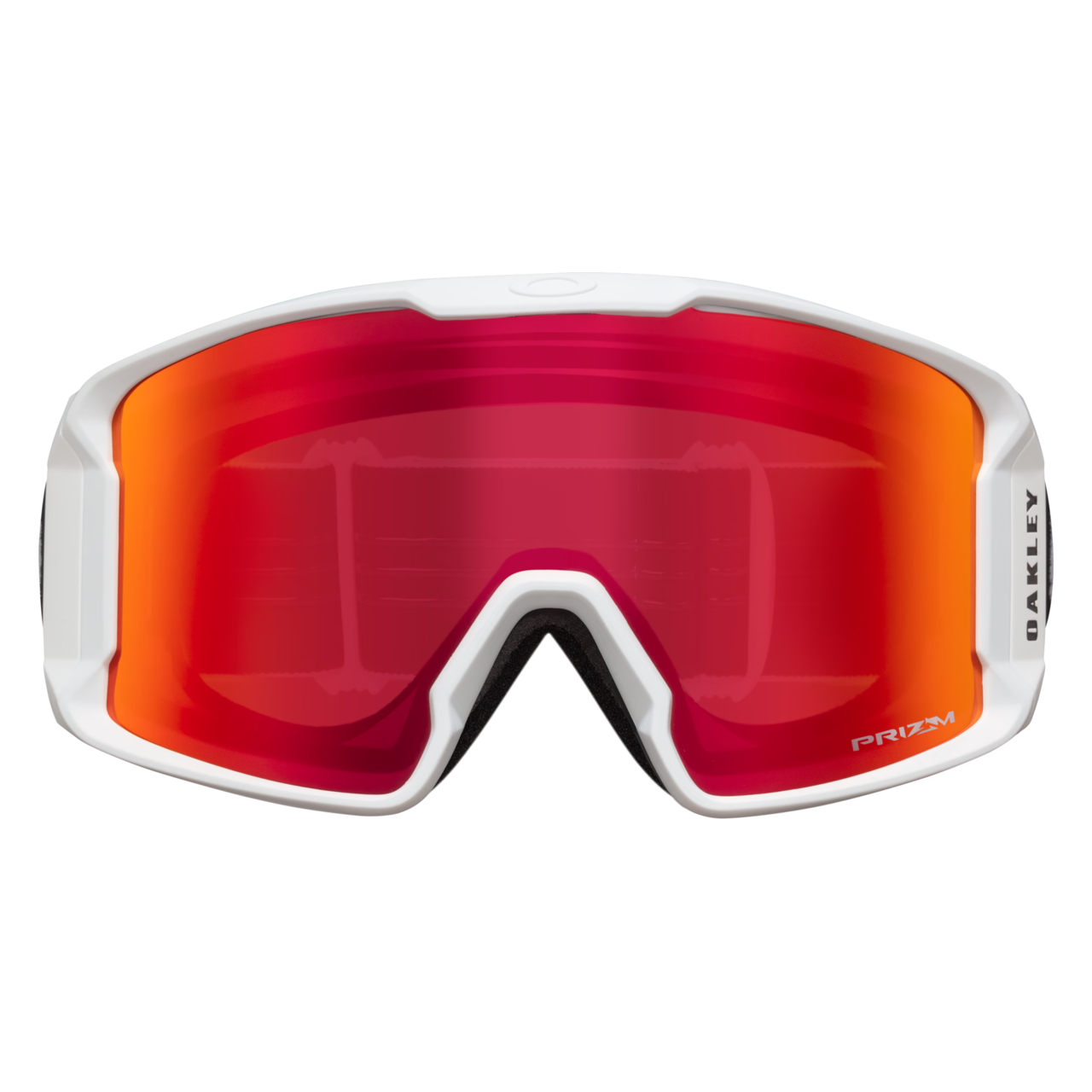 Oakley Line Miner L Snowmobile Goggles Matte White Strap