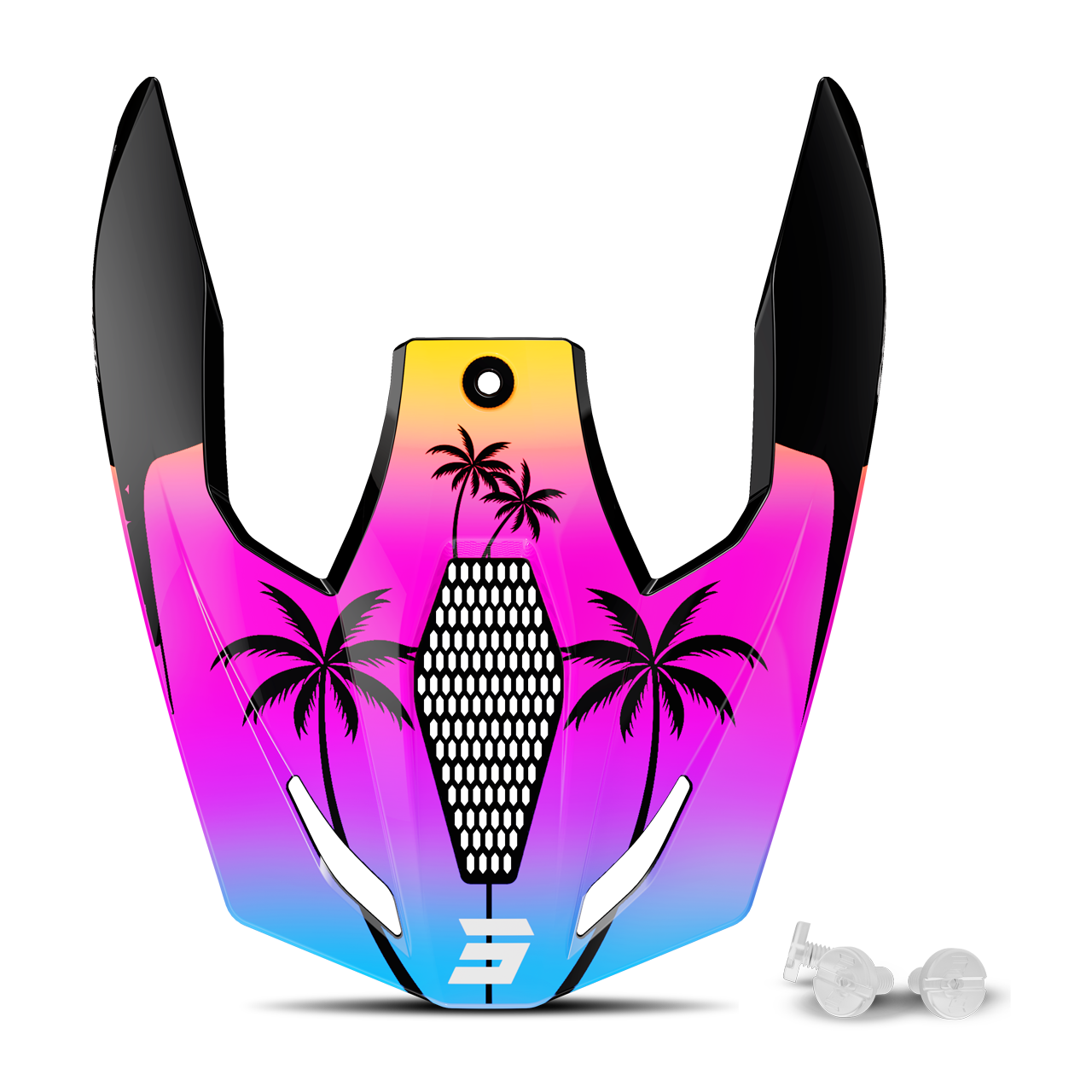 Helmschirm Shot Race Gear Furious Miami
