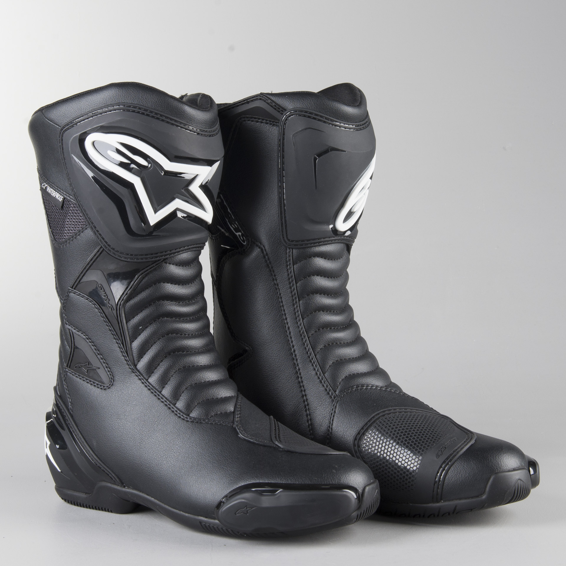 MC Stövlar Alpinestars SMX S WP Svart Nu 18% rabatt Mc Stövlar Alpinestars SMX