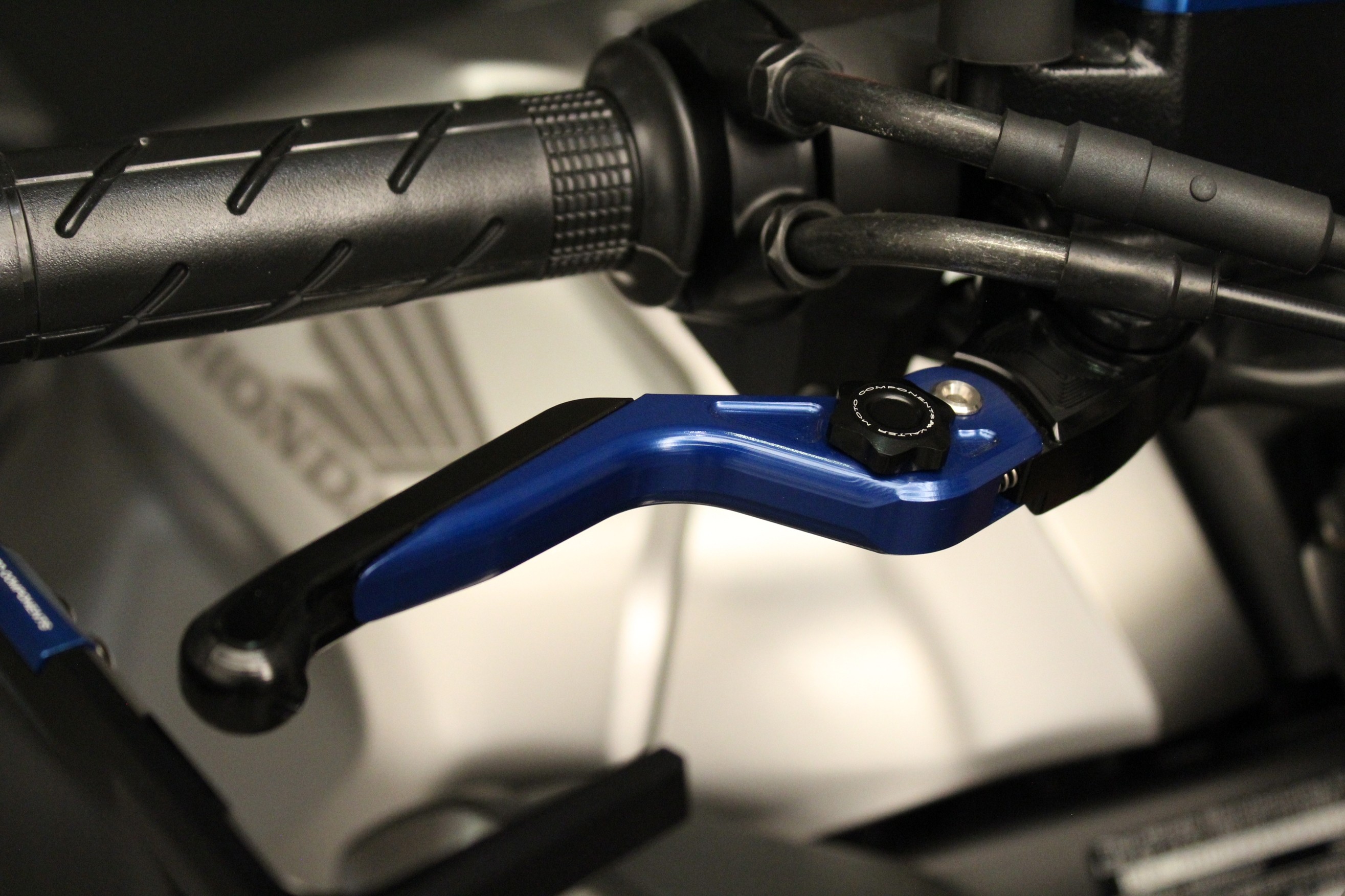Remhendel Valter Moto STREET Ergal CNC Blauw