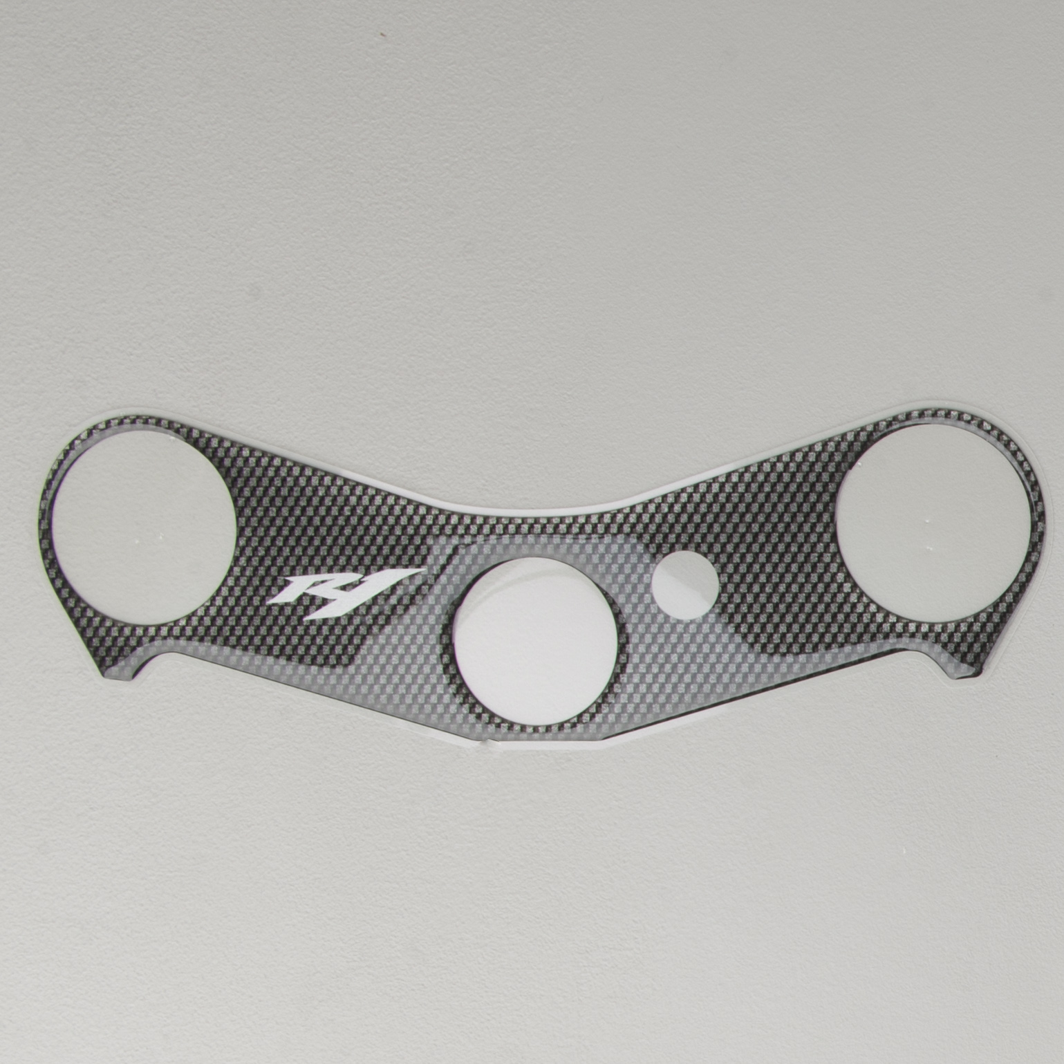 OneDesign Triple Clamp Decal Carbon