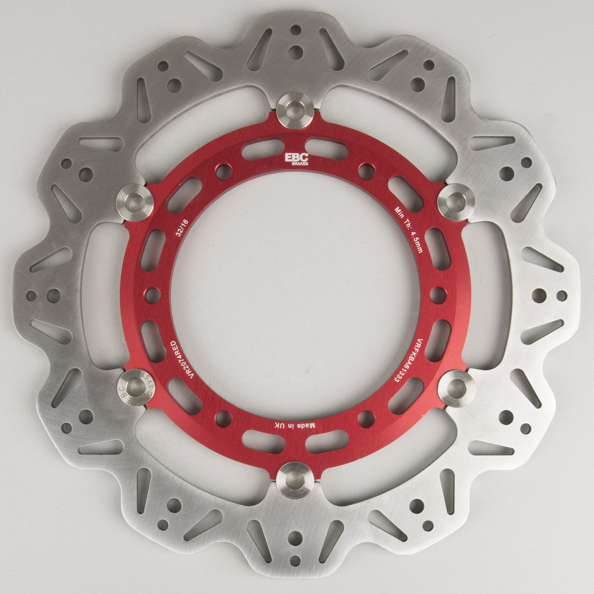 EBC Front Brake Vee Rotor - Red