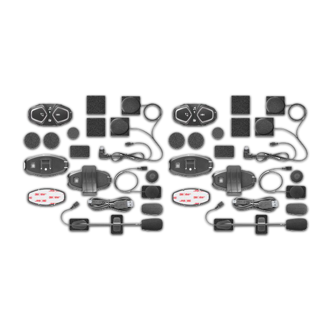 Intercomunicador Interphone Connect Pack Doble Negro