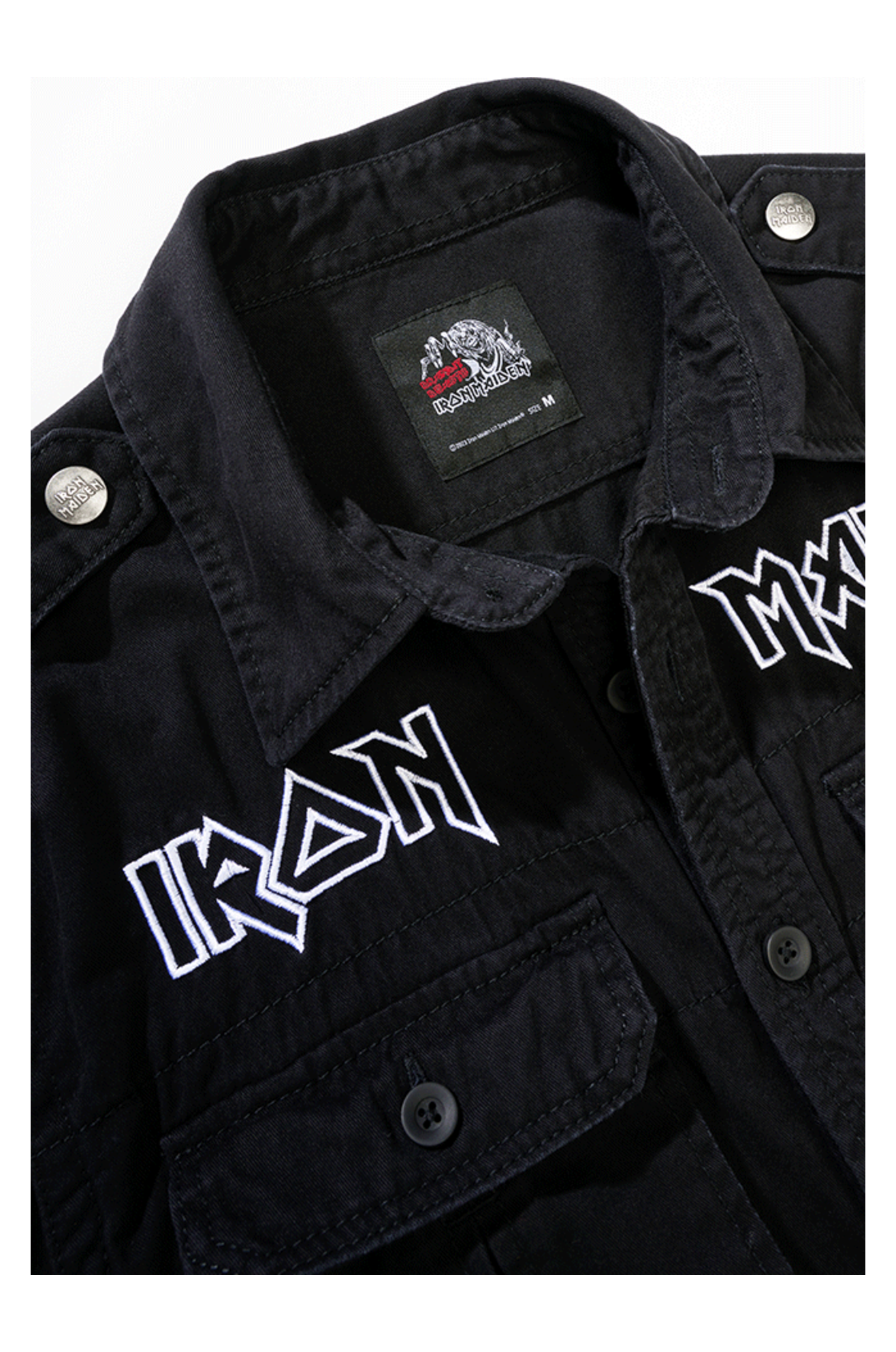 Shirt met Lange Mouwen Brandit Iron Maiden Vintage Eddy