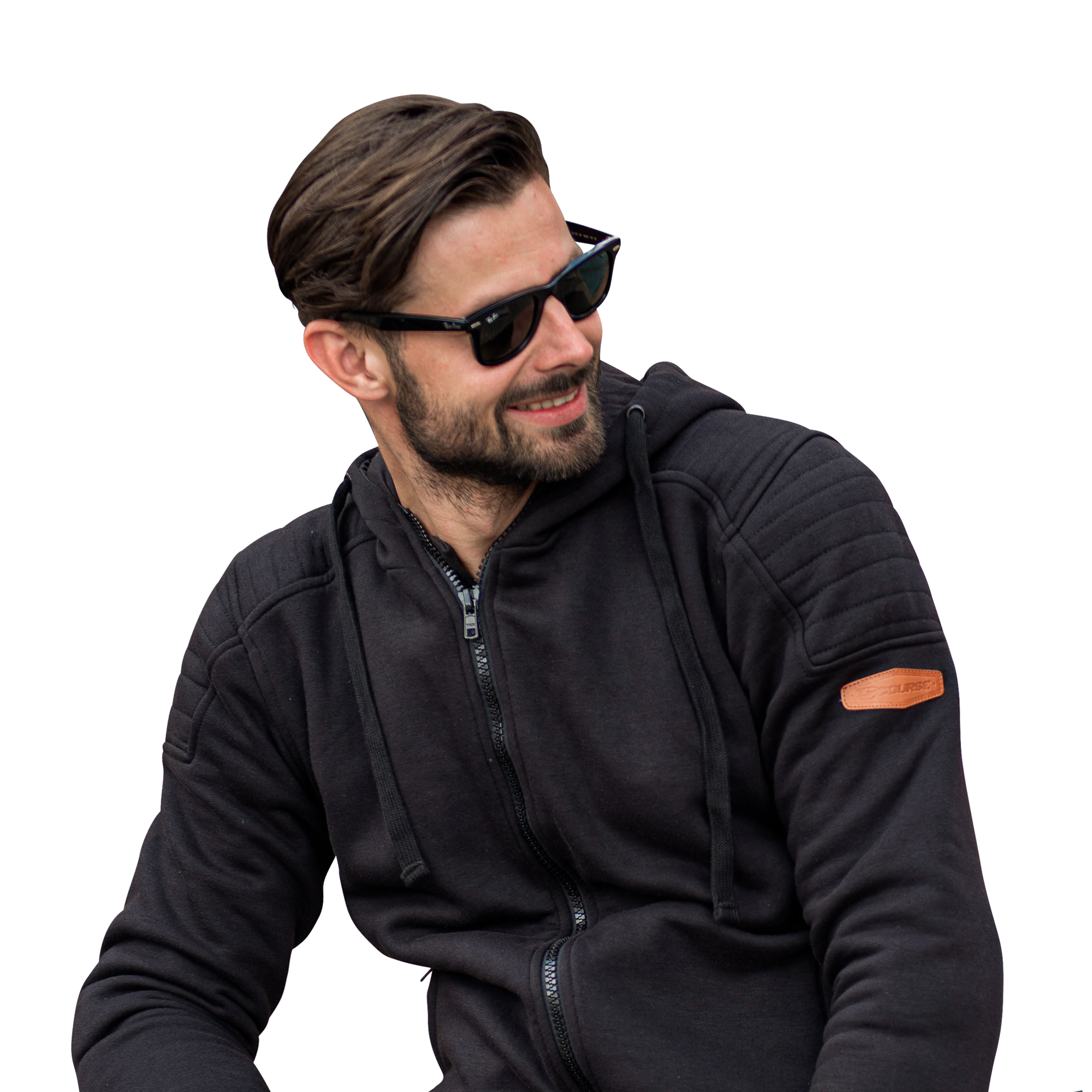 Chaqueta con capucha de Moto Course Hero Refuerzo Aramida