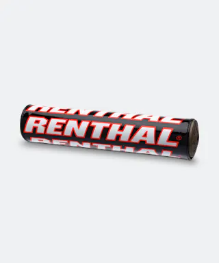 Protector de Manillar Renthal P304 Trials SX Negro-Blanco-Rojo (180mm)