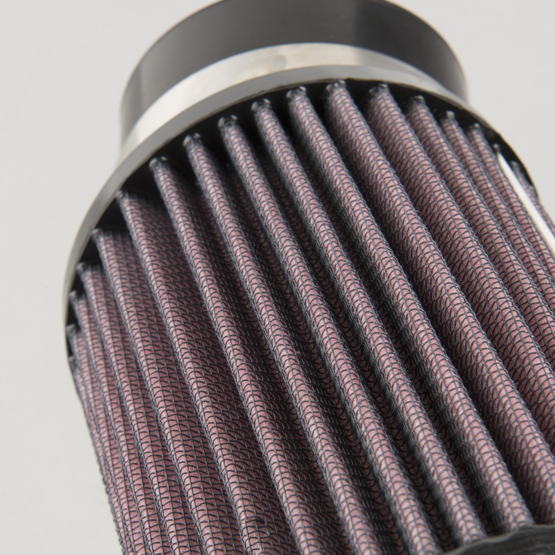 K&N Universal Air Filter Round Angled
