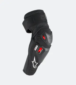 Elleboogbeschermers Alpinestars Bion PR PLASMA Cross Zwart-Rood-Wit (Paar)